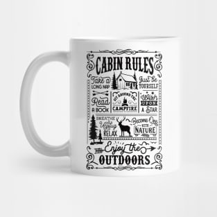 Cabin Rules Mug